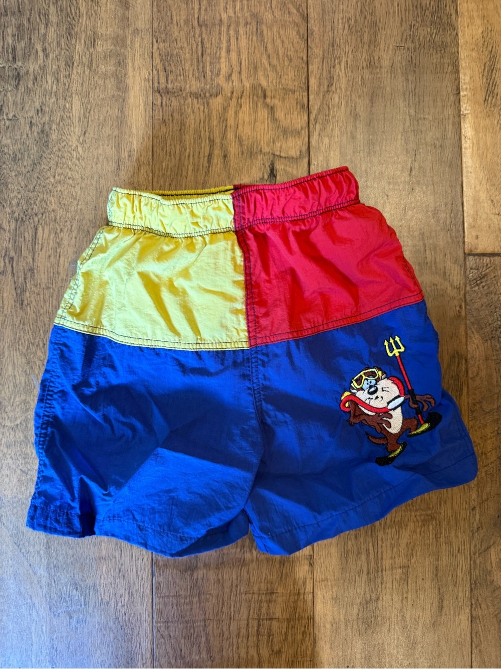 Vintage Looney Tunes Taz Swim Shorts